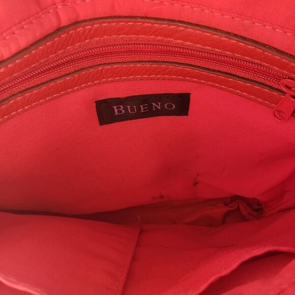 Bueno Red Leather Crossbody Bag - Picture 4 of 5